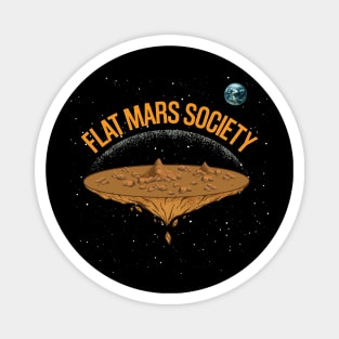 Flat Mars Society Funny Space Joke Magnet